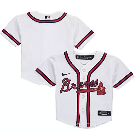 infant nike white atlanta braves home replica team jersey|Nike Infant White Atlanta Braves Home Replica Team Jersey.